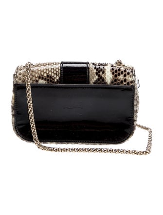 Christian Louboutin Snakeskin Minaudière