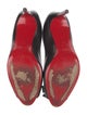 Christian Louboutin Leather Bow Accents Pumps
