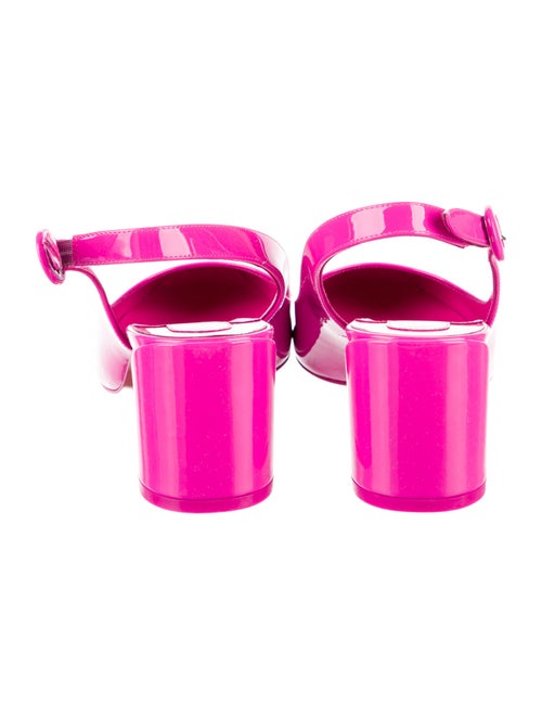 Christian Louboutin Patent Leather Slingback Pumps