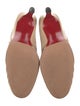Christian Louboutin Leather Colorblock Pattern Slingback Pumps