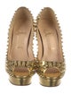 Christian Louboutin Lady Peep Spike Accents Pumps