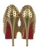 Christian Louboutin Lady Peep Spike Accents Pumps