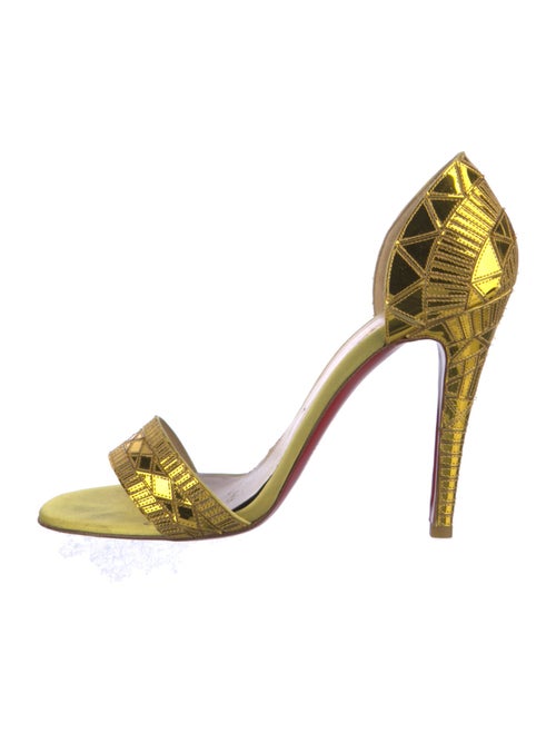 Christian Louboutin Satin Sandals