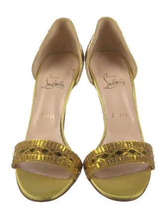 Christian Louboutin Satin Sandals