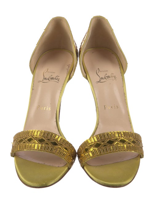Christian Louboutin Satin Sandals
