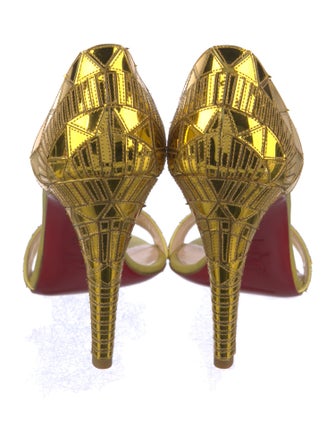 Christian Louboutin Satin Sandals