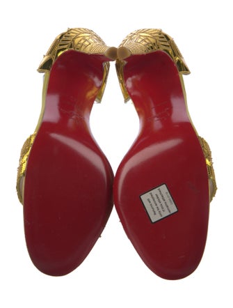 Christian Louboutin Satin Sandals