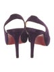 Christian Louboutin Suede Slingback Pumps
