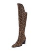 Christian Louboutin Ponyhair Animal Print Boots