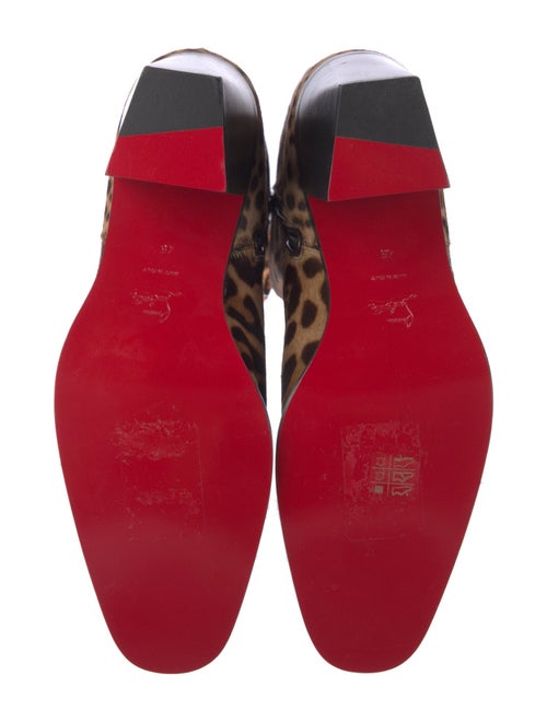 Christian Louboutin Ponyhair Animal Print Boots