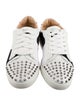 Christian Louboutin Spike Accents Leather Sneakers