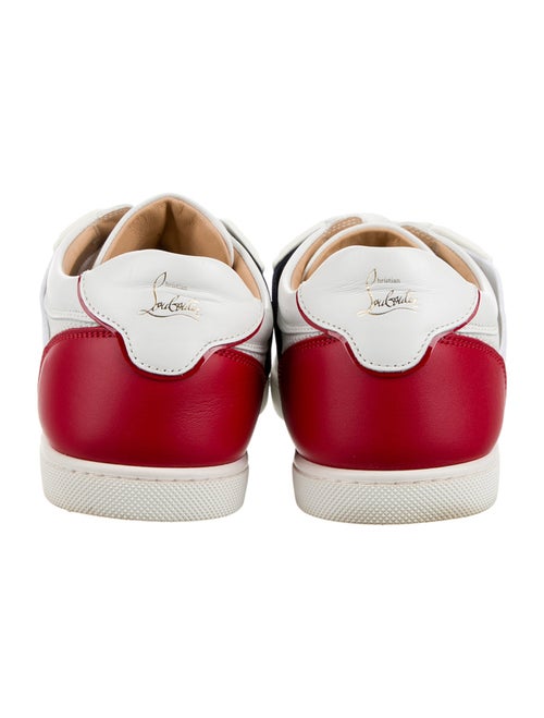 Christian Louboutin Spike Accents Leather Sneakers