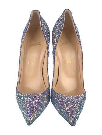 Christian Louboutin So Kate 120 Dragonfly Glitter Pumps