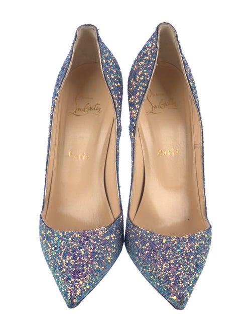 Christian Louboutin So Kate 120 Dragonfly Glitter Pumps