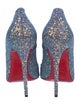 Christian Louboutin So Kate 120 Dragonfly Glitter Pumps