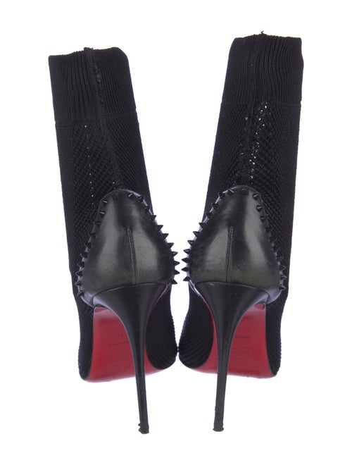 Christian Louboutin Spike Accents Studded Accents Sock Boots