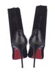 Christian Louboutin Spike Accents Studded Accents Sock Boots