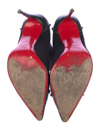 Christian Louboutin Spike Accents Studded Accents Sock Boots