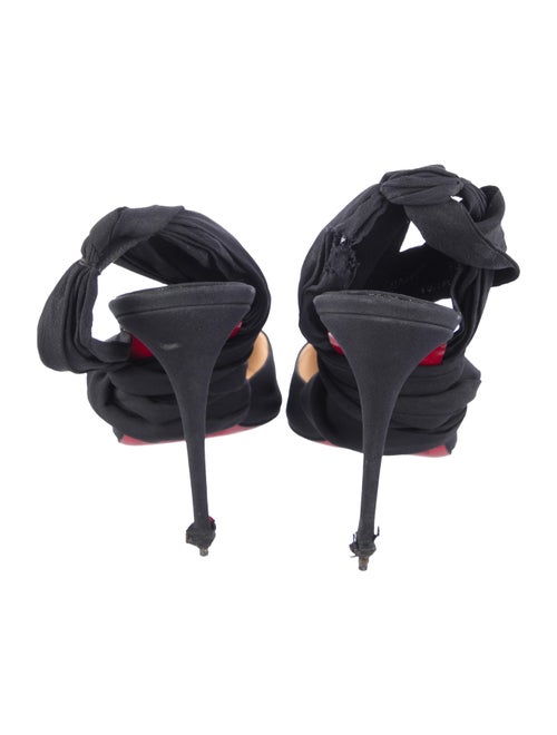 Christian Louboutin Satin D'Orsay Pumps