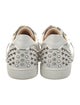 Christian Louboutin Spike Accents Leather Sneakers