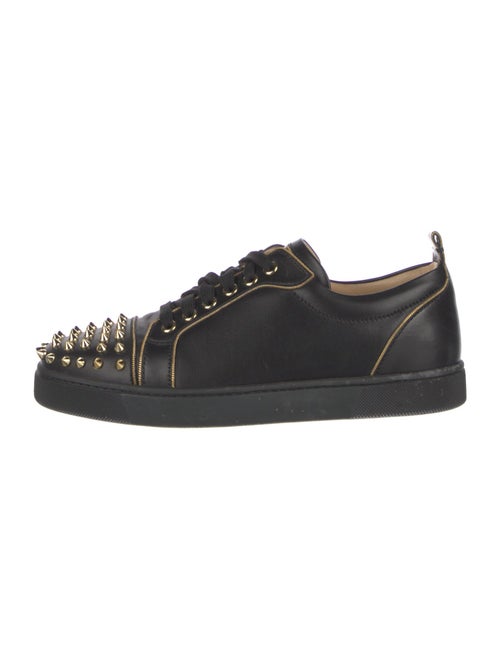 Christian Louboutin Spike Accents Leather Sneakers