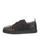 Christian Louboutin Spike Accents Leather Sneakers