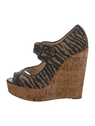 Christian Louboutin Animal Print Sandals