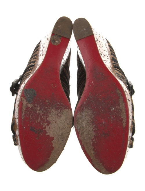 Christian Louboutin Animal Print Sandals