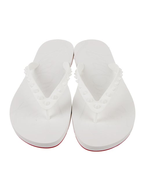 Christian Louboutin Loubi Flip Spike Accents Flip Flops
