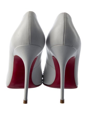 Christian Louboutin Leather Studded Accents Pumps