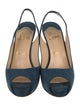 Christian Louboutin Suede Slingback Sandals