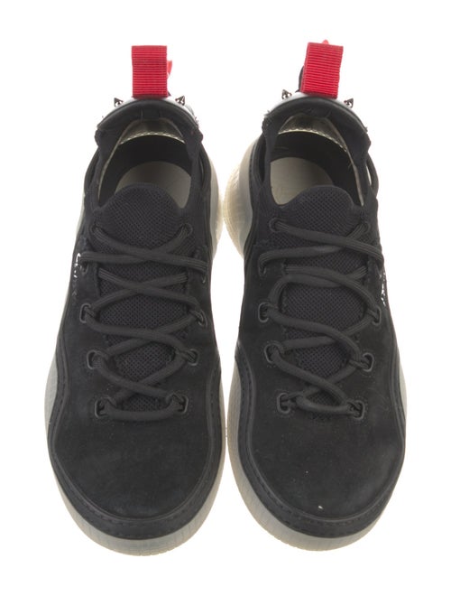 Christian Louboutin Spike Accents Suede Sneakers