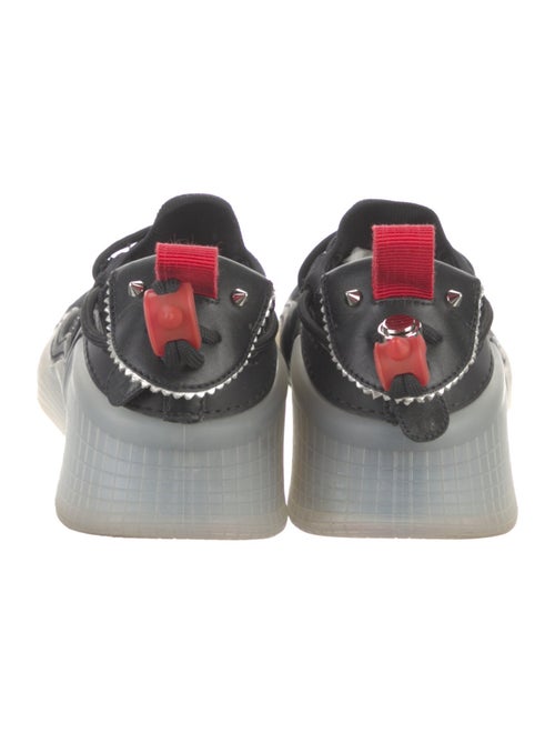 Christian Louboutin Spike Accents Suede Sneakers