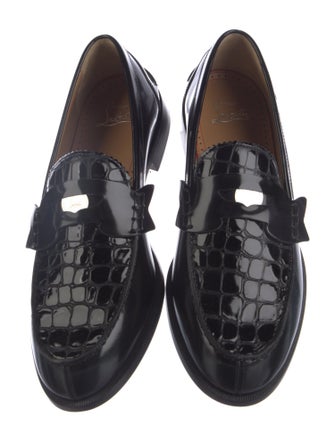 Christian Louboutin Patent Leather Dress Loafers