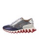 Christian Louboutin Spike Accents Leather Sneakers