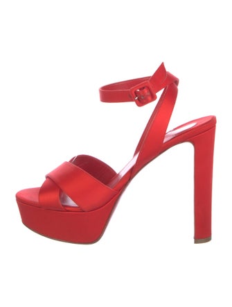 Christian Louboutin Satin Sandals