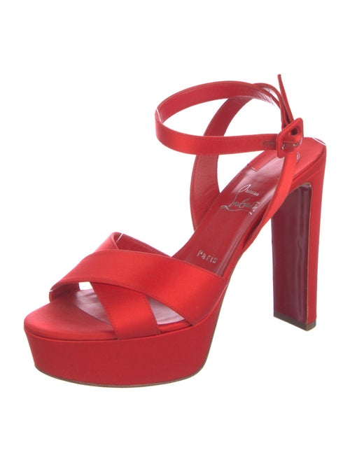 Christian Louboutin Satin Sandals