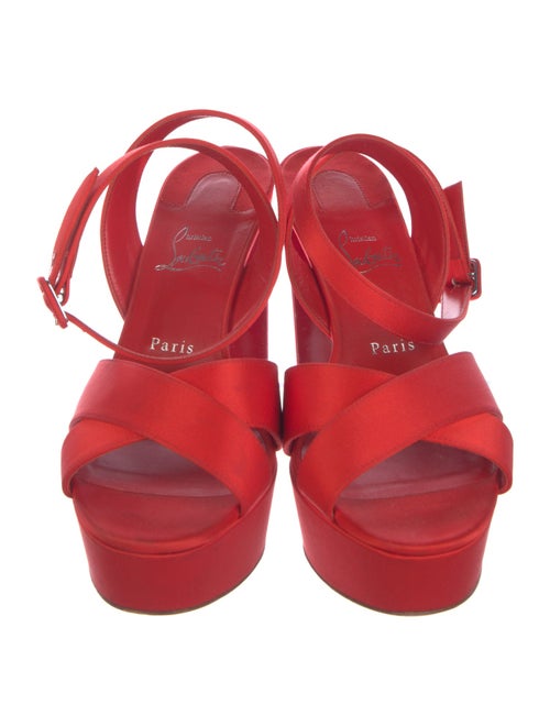 Christian Louboutin Satin Sandals