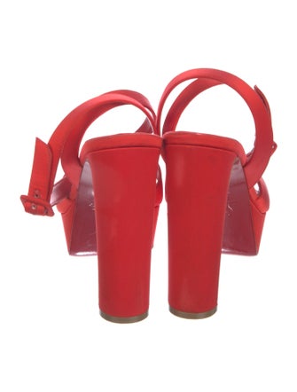 Christian Louboutin Satin Sandals