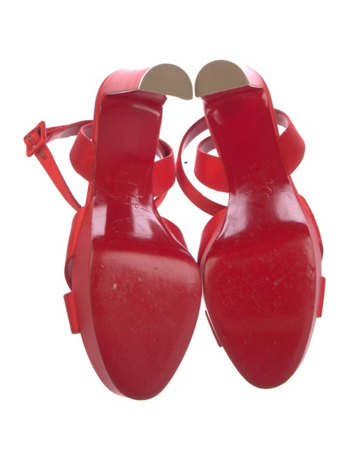 Christian Louboutin Satin Sandals