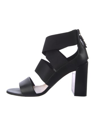 Christian Louboutin Spike Accents Leather Pumps