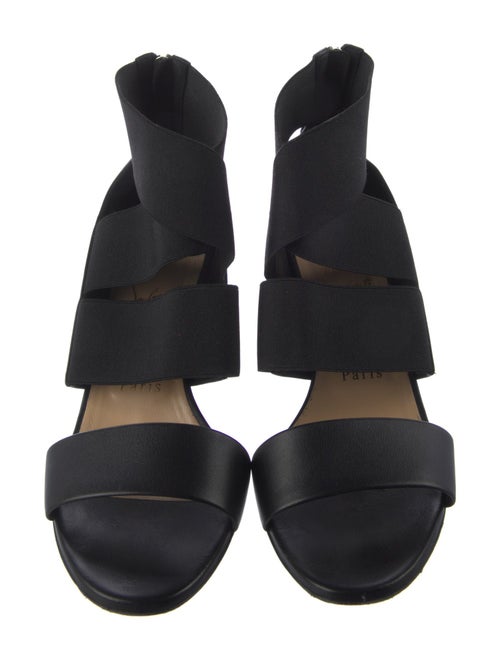 Christian Louboutin Spike Accents Leather Pumps