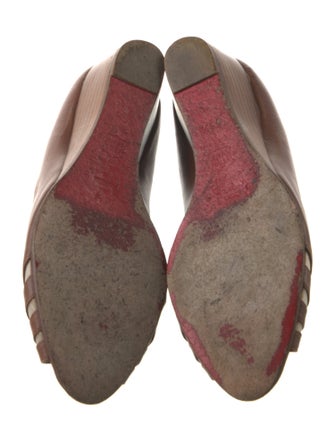 Christian Louboutin Leather Cutout Accent Sandals