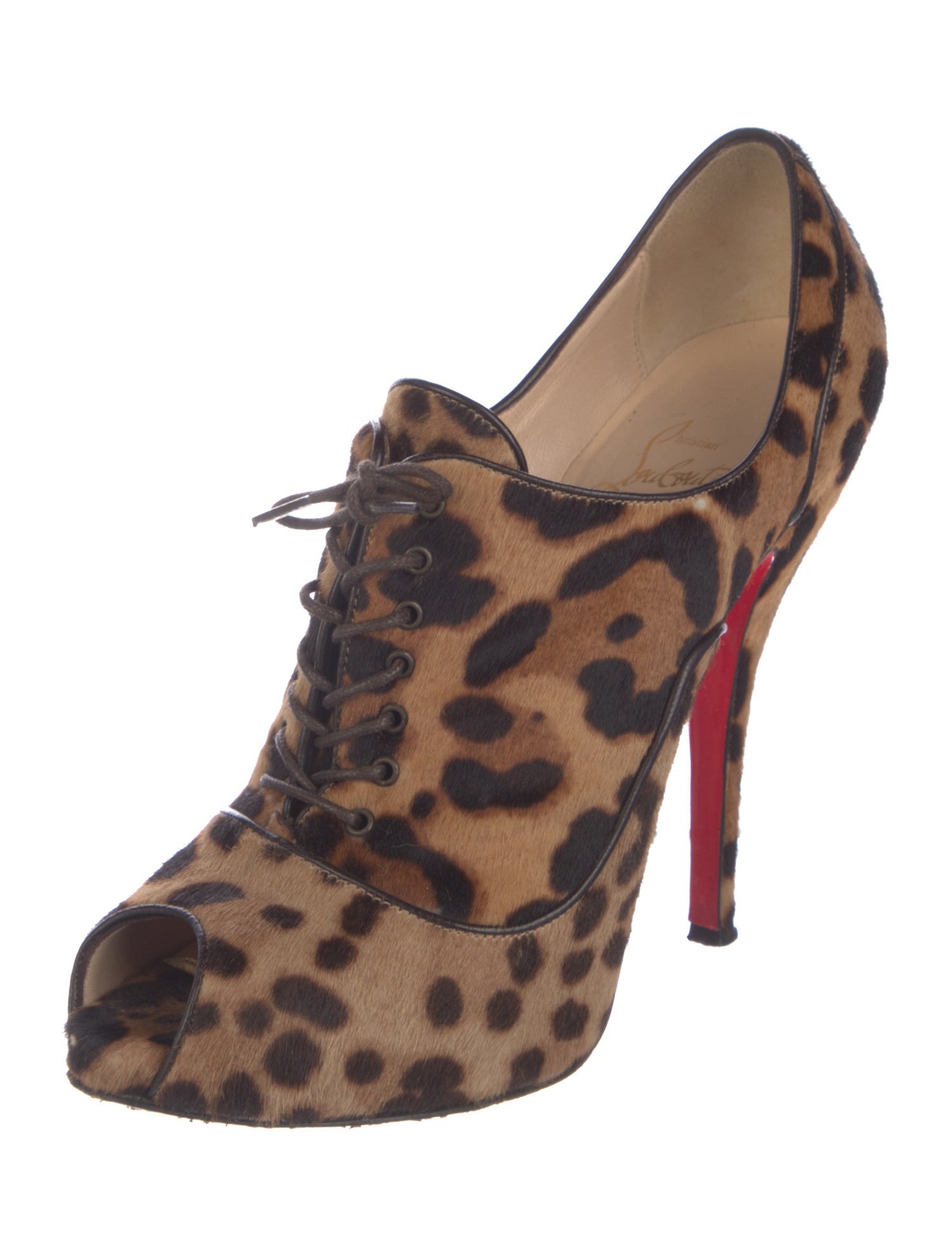Christian Louboutin Ponyhair Animal Print Pumps