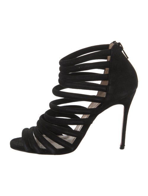 Christian Louboutin Suede Gladiator Sandals