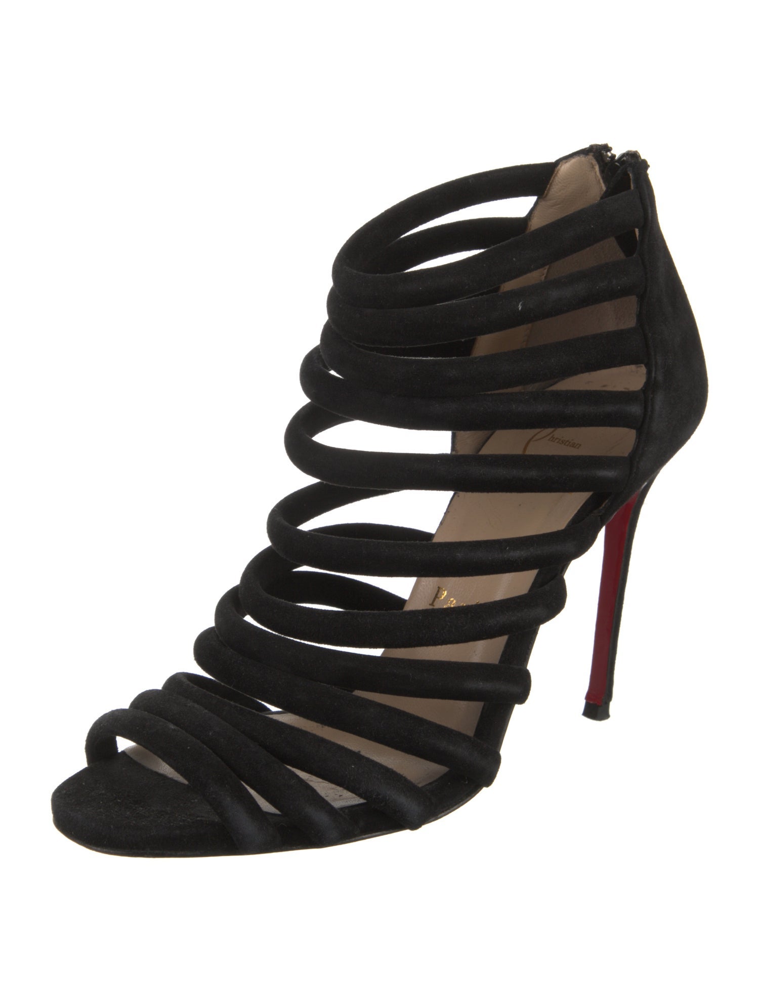Christian Louboutin Suede Gladiator Sandals