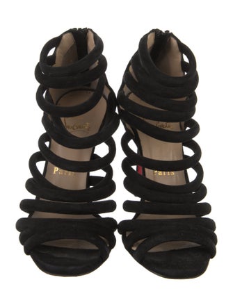 Christian Louboutin Suede Gladiator Sandals