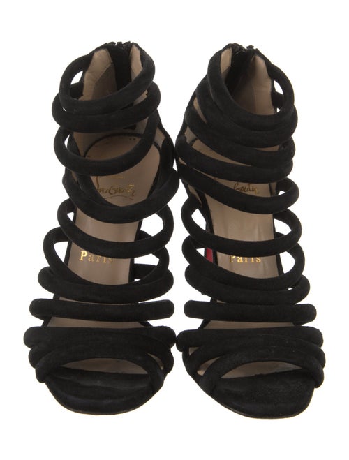 Christian Louboutin Suede Gladiator Sandals