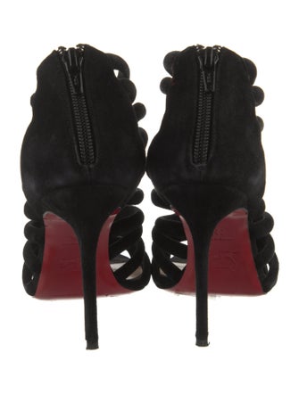 Christian Louboutin Suede Gladiator Sandals