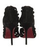 Christian Louboutin Suede Gladiator Sandals